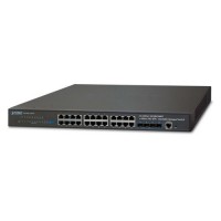 PLANET SGS-6341-24T4X  Layer 3 24-Port 10/100/1000T + 4-Port 10G SFP+ Stackable Managed Switch